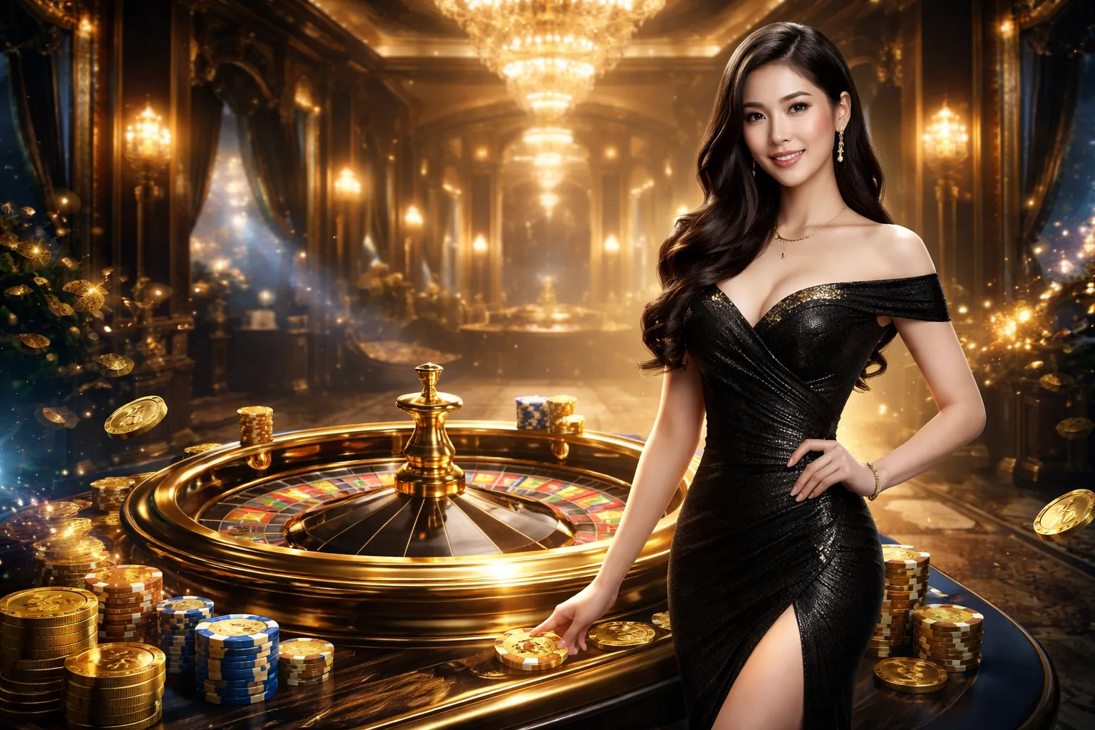 Người chơi đang lựa chọn trò chơi tại sòng bạc trực tuyến vvwin